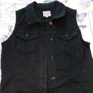 Jean Jacket Sleeveless Vest